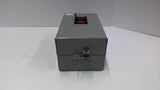 Eaton B100M0CA Manual Motor Starter 3 Phase Box Length=7.625" Width=4 .75"