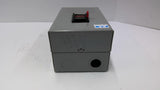Eaton B100M0CA Manual Motor Starter 3 Phase Box Length=7.625" Width=4 .75"