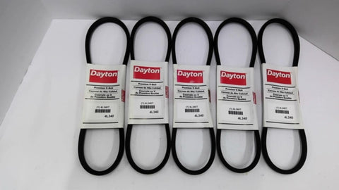 Dayton 4L340T V-Belt Lot Of 5