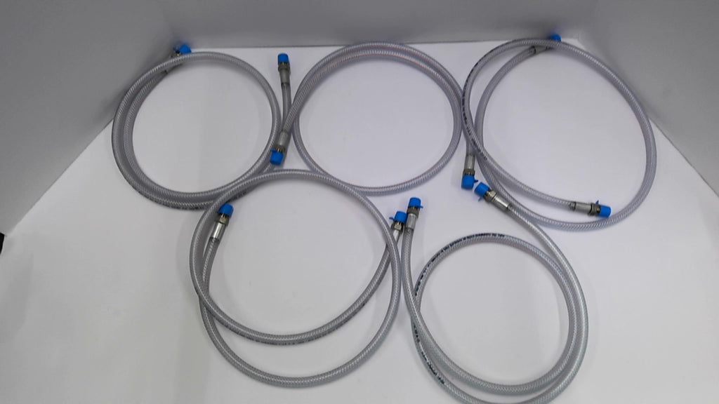 Kuri 3150 TEC Clearbraid Hose 3/8" OD Lot Of 5