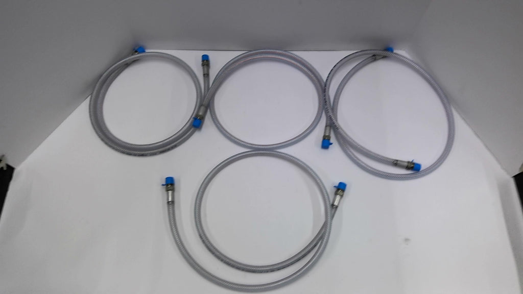 Kuri 3150 TEC Clearbraid Hose 3/8" OD Lot Of 4