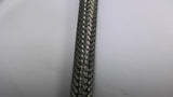 S/40T304/304LWI05625 Braided Hose Overall Length 56" Hose Length 50" OD 3/4"