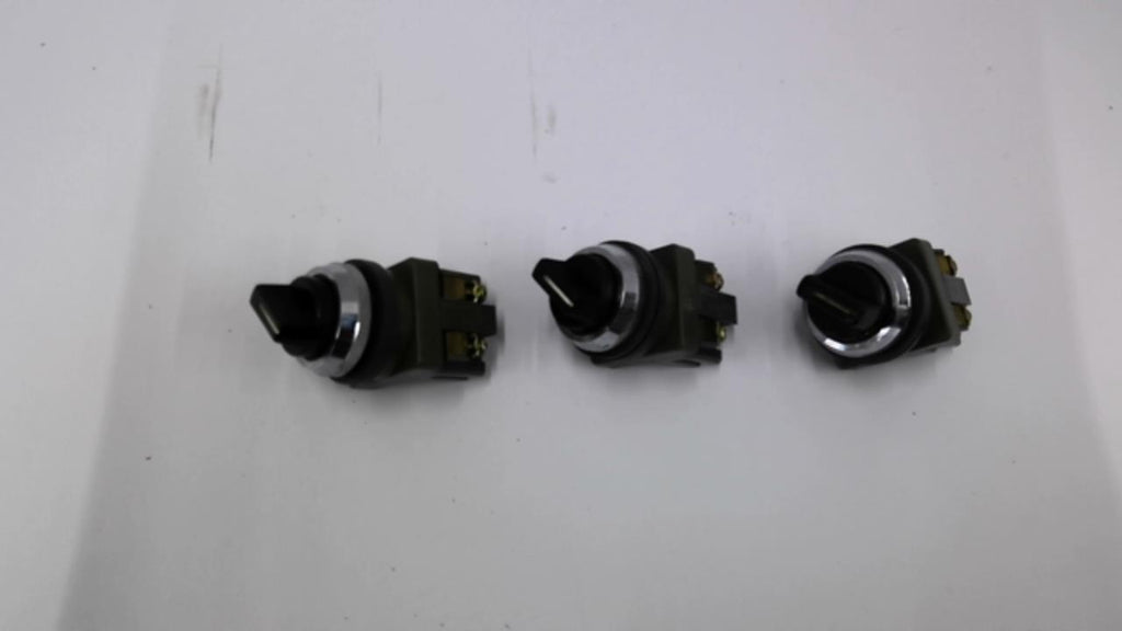 Idec ASN 41-10569 Inzumi 2 Position Selector Switch W/ BS010E Lot Of 3
