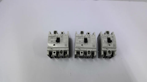 Mitsubishi NF30-FAU Circuit Breaker 3 Pole 30 Amp 220 VAC 2.5K, NF30-FAU 10 Amp,