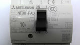 Mitsubishi NF30-FAU Circuit Breaker 3 Pole 30 Amp 220 VAC 2.5K, NF30-FAU 10 Amp,