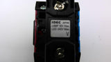 Idec ALFD-2211DNUG Green Illuminated Pushbutton With HWU01 & HWU10 Contact Block