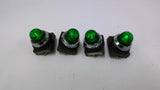 Idec APN Green Pilot Indicator Light 24 Volt 2 VA Lot Of 4