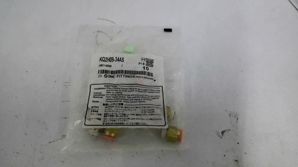 SMC KQ2H09-34AS Push To Connect Pack of 7