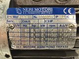 Neri Motori T56C4 .18HP AC Motor 1800RPM 4P 3PH 56C 280/480V TEFC 60Hz