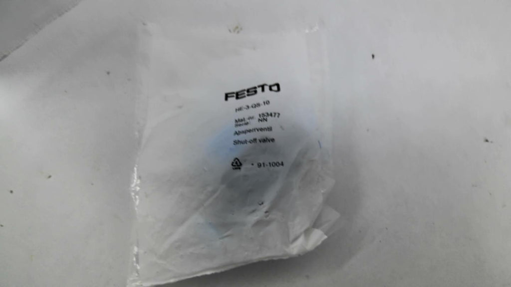 FESTO HE-3-QS-10 Valve