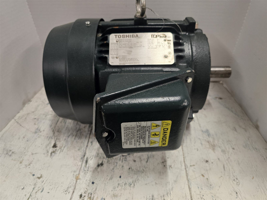 Toshiba SD-10130770 5HP AC Motor 1800RPM 4P 3PH 184T 230/460V TEFC 60Hz