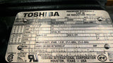 Toshiba 802048LF2USH 20 HP AC Brake Motor 1800 RPM 4P 3 Phase 256T 230/460 V