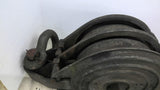 Western Block CO 10IN Double wheel Rope Pulley 310