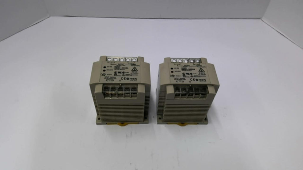 Omron S82K-03024 Power Supply 24VDC 1.3 Amp 100-240 VAC 0.9 Amp Lot of 2