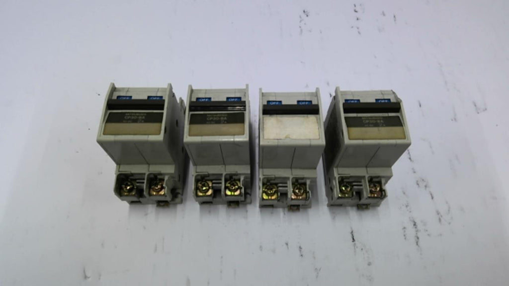 Mitsubishi CP30-BA Circuit Protector 2 Amp 250 VAC 125 VDC Lot Of 4