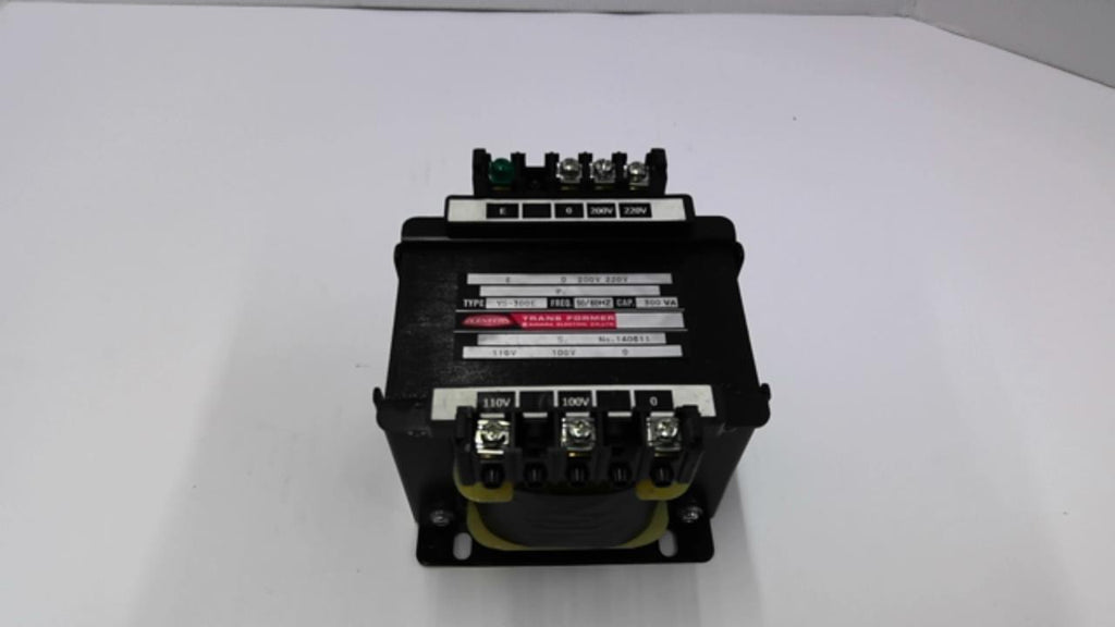 Center YS-300E Transformer 50/60 Hz 300 VA 200/220 Pri Volts 110/100 Sec Volts