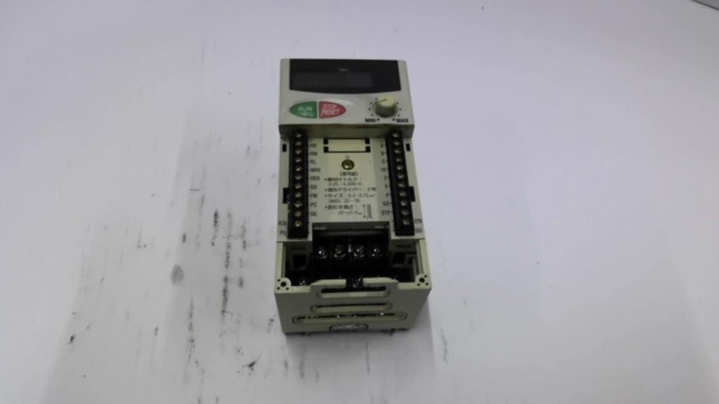 Mitsubishi FR-E520-0.2K Inverter AC Drive 0.2KW 3 Phase 200-240 Volt