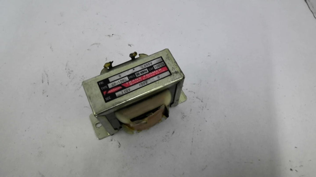 Center SR-100L Transformer 100VA 200 V Pri 110 V/100V Sec