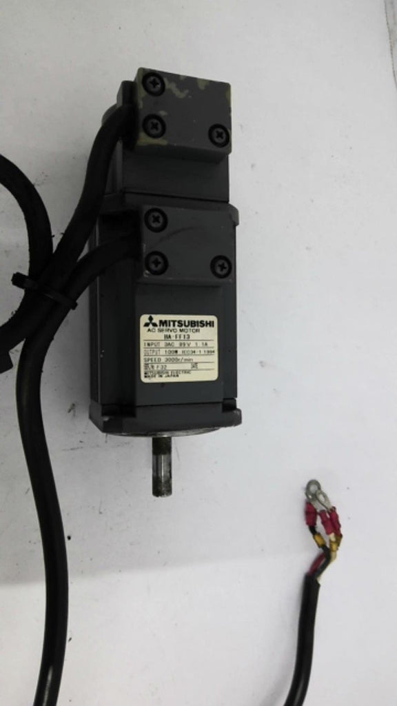 Mitsubishi HA-FF13 AC Servo Motor 100W 89V 3A 2000 RPM
