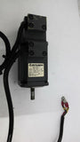 Mitsubishi HA-FF13 AC Servo Motor 100W 89V 3A 2000 RPM