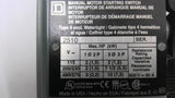 Square D 2510 KW2H 0223 Manual Motor Starting Switch Enclosure