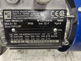 MGM SM63C4 .26kW AC Motor 1800RPM 4P 3PH 63-FR 460V TEFC DP 60Hz