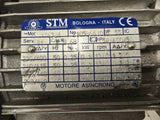 STM AT63B4 .30HP AC Brake Motor 1800RPM 4P 3PH 63-FR 280/480V TEFC 60Hz
