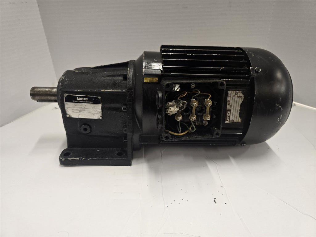 Lenze 9LH4-899H 1.3HP Gear Motor 1800RPM 4P 3PH 220-266/380-460V 4:1 Ratio