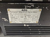 AEG FT631M-0520-00 4.8kW Servo Brake Motor 3600RPM 2P 3PH 300V