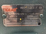 Dodge Tigear MRS4752L1FSX Right Angle Gear Reducer 56/175-15 1.13HP 15:1 Ratio