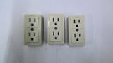 National 468043 Electrical Receptacle 15 Amp 125 Volt Lot Of 3