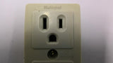 National 468043 Electrical Receptacle 15 Amp 125 Volt Lot Of 3