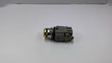 Idec ALN Illuminated Yellow Push Button 24 Volt Lot of 2