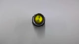 Idec ALN Illuminated Yellow Push Button 24 Volt With 2 BST001 Contact Block Lot