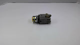 Idec ALN Illuminated Yellow Push Button 24 Volt With 2 BST001 Contact Block Lot