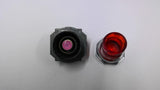 Idec APD199DN-R-24V Red Pilot Light 120-600 VAC 110-600 VDC 10 Amp Lot Of 2