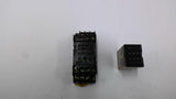 Omron MY4N 110/120 VAC Relay On 2472W1 Base 5 Amp 250 VAC Lot Of 2