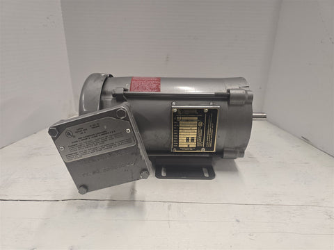 Baldor CM7006A .5HP AC Motor 1800RPM 4P 3PH 56C 208-230/460V TEFC 60Hz
