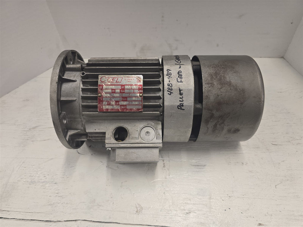 Coel HF71B4 1/2HP AC Motor 1800RPM 4P 3PH 71B 260/460V 60Hz