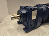 Sew Eurodrive R37DRE90M4BE2HR/Z 1.5HP Brake Gear Motor 230/460V 18.05:1 Ratio