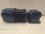 Sew Eurodrive R37DRE90M4BE2HR/Z 1.5HP Brake Gear Motor 230/460V 18.05:1 Ratio