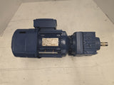 Sew Eurodrive R37DRE90M4BE2HR/Z 1.5HP Brake Gear Motor 230/460V 18.05:1 Ratio