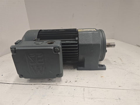 Sew Eurodrive R32DT80M4 1HP AC Gear Motor 1800RPM 4P 3PH 80M 230/460V