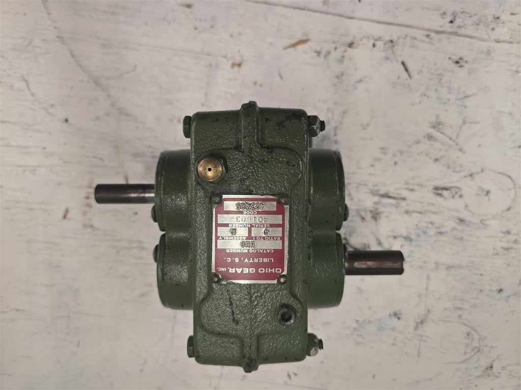 Ohio HH0 4:1 Ratio 423405 Gear Reducer
