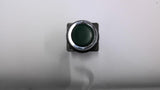 Idec ABN Green Pushbutton With Idec BS001E Contacts 600 Volt 10 Amp Lot Of 3