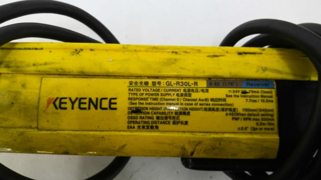 Keyence GL-R30L-R Receiver 24 VDC 79mA