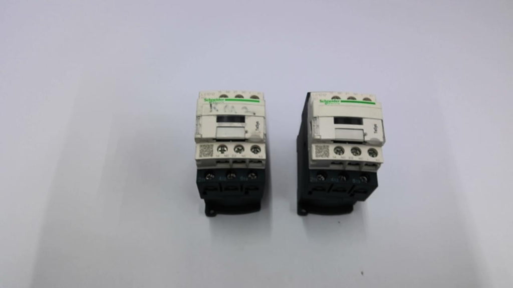 Schneider LC1D12BD Contactor 25 Amp 480 V at 7.5 HP Lot Of 2