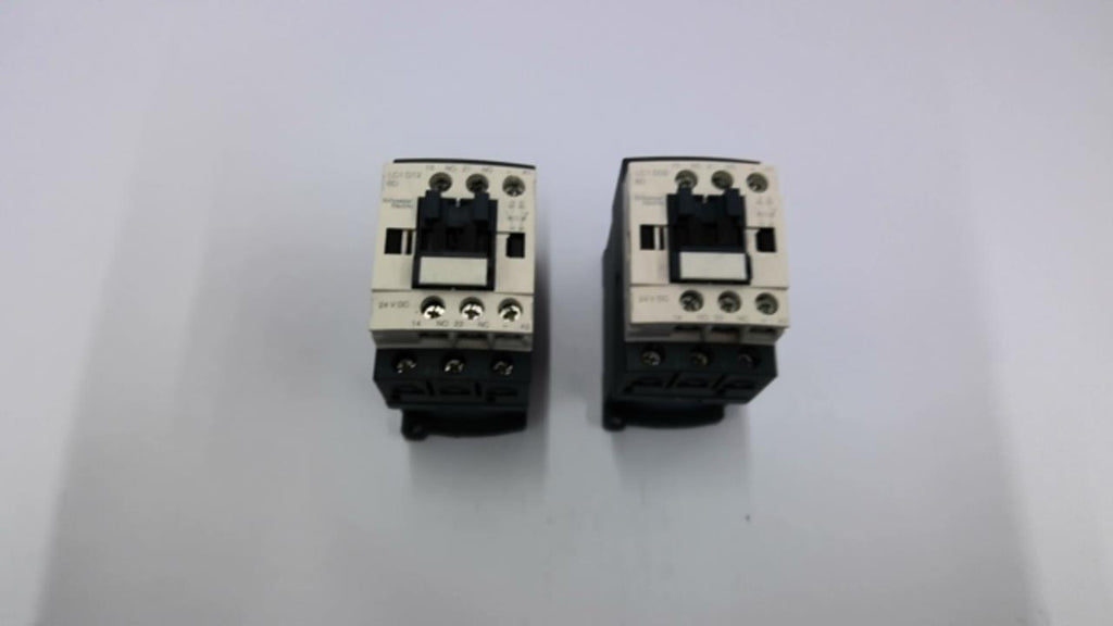 Schneider LC1D12BD LAD4TBL Contactor 460 V at 7.5 HP 25 Amp Lot Of 2
