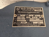 Slo Syn X1500 AC Motor 72 RPM 120V 1500 oz -In Torque 60Hz R9189640
