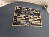 Slo Syn X1500 AC Motor 72RPM 1PH 120V 1500 Torque oz-In 60Hz P351003